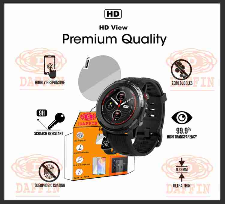 daffin Screen Guard for Huami Amazfit Stratos 3 daffin Flipkart