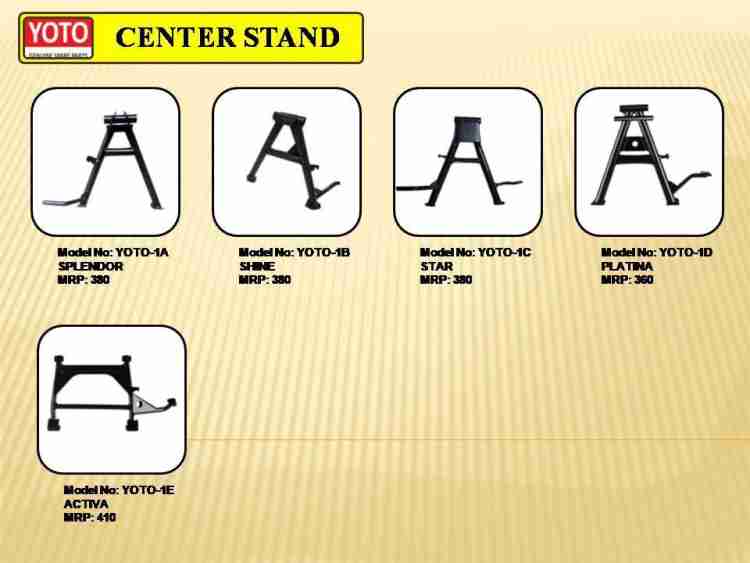 Hero honda bike discount center stand price