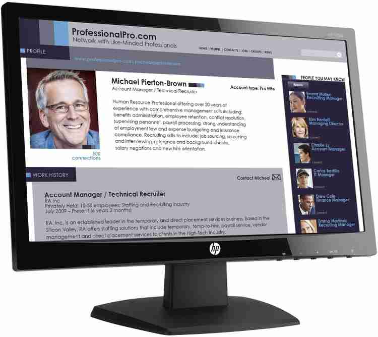HP V194 18.5 inch HD LED Backlit TN Panel Monitor V194 Price in