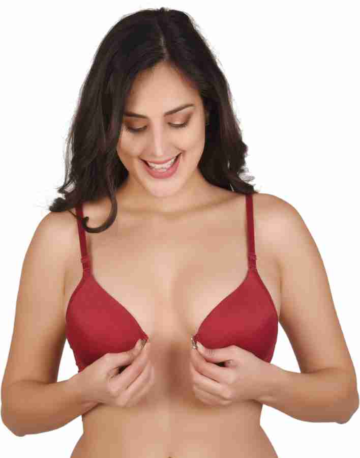 Plain Padded DP COLLECTIONS Trendy Hosiery Cotton Front Open Bra Combo, For  Daily Wear at Rs 550/piece in Tirupati