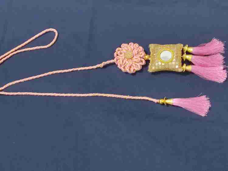 jai shri lace Lehanga nada with latkan baby pink color 1piece Brooch Price in India Buy jai shri lace Lehanga nada with latkan baby pink color 1piece Brooch online at Flipkart