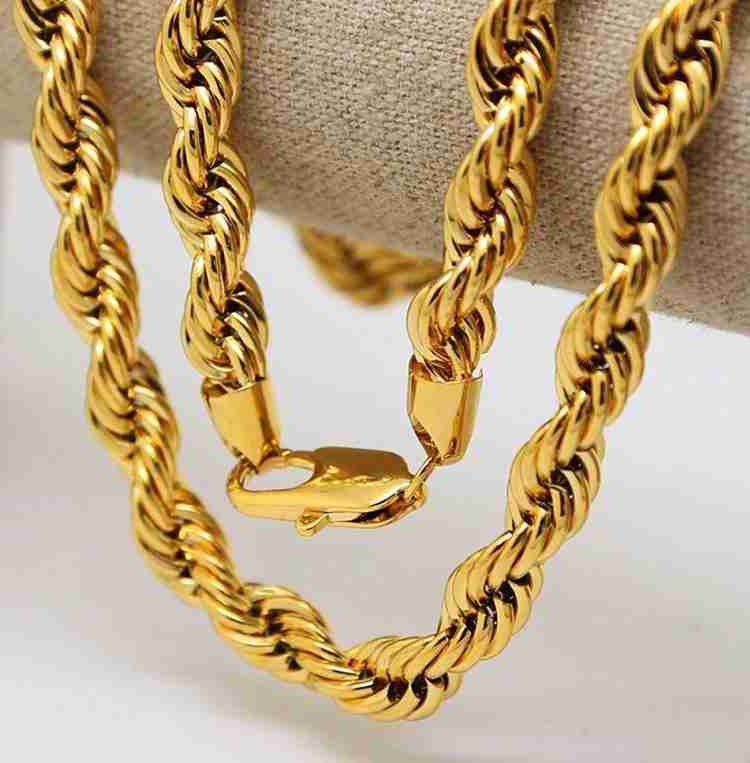 Gold plated cheap chain with guarantee