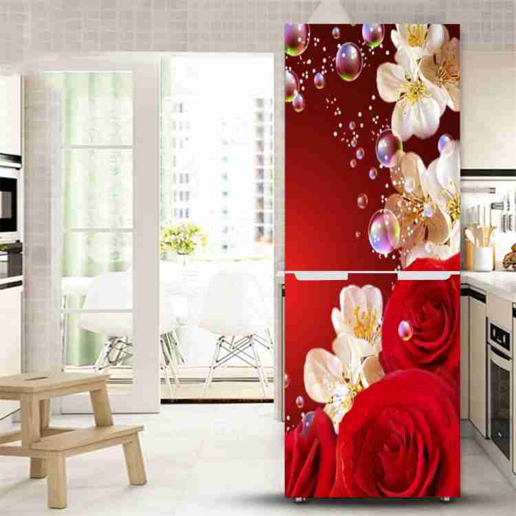 Fridge outlet door stickers