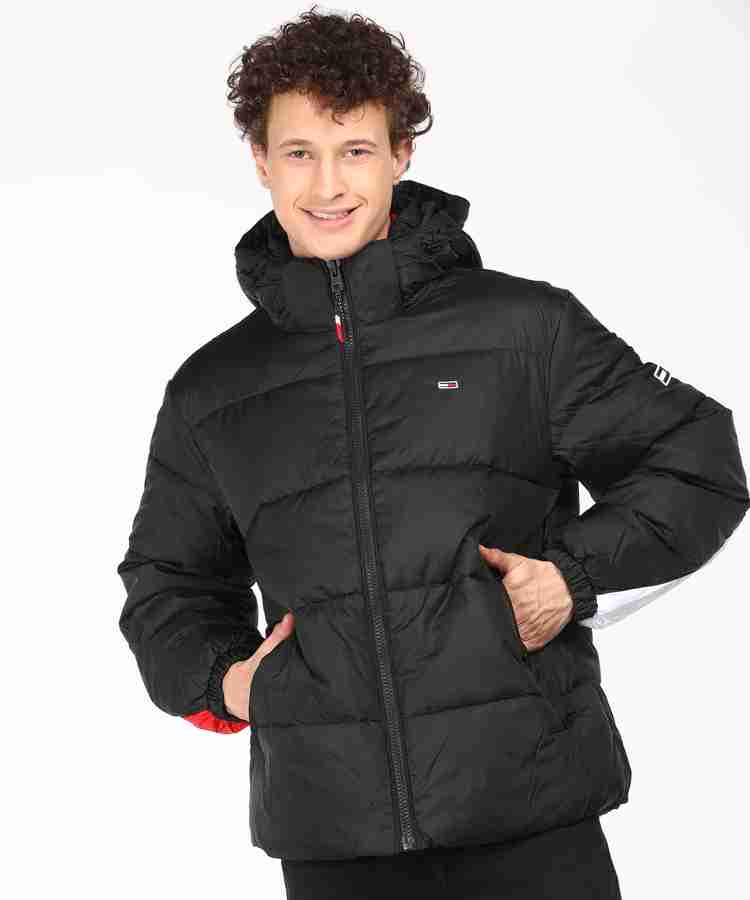 Mens black tommy hilfiger coat top