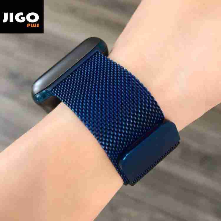 JIGO PLUS Apple Watch 45MM Series 7 Blue Watch Stainless Steel