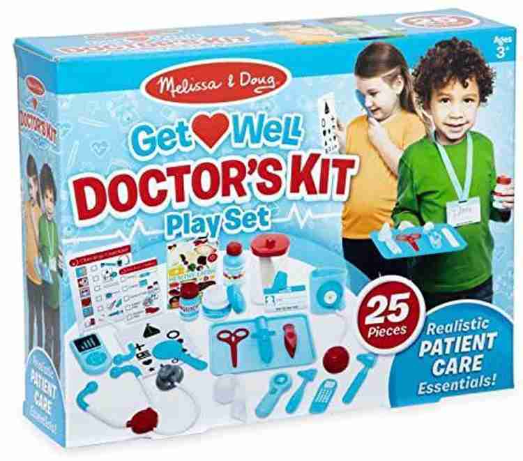 MELISSA DOUG Get Well Doctor s Kit Play Set 25 Toy Pieces