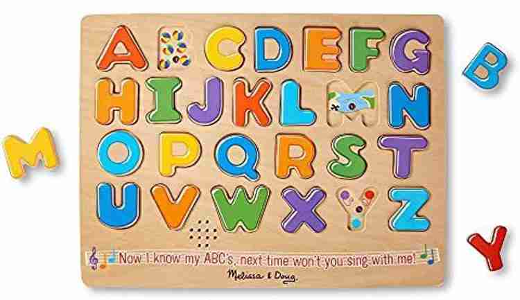 Melissa and doug wooden alphabet deals