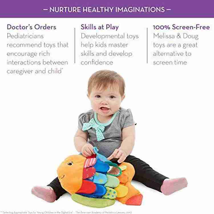 Melissa & doug flip fish soft baby toy clearance