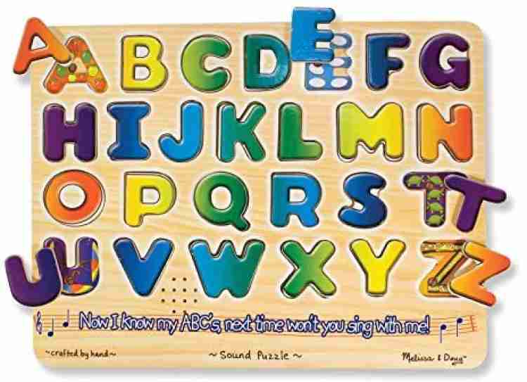 Melissa doug cheap alphabet puzzle