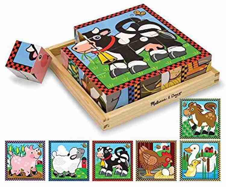 Melissa and clearance doug farmyard cube