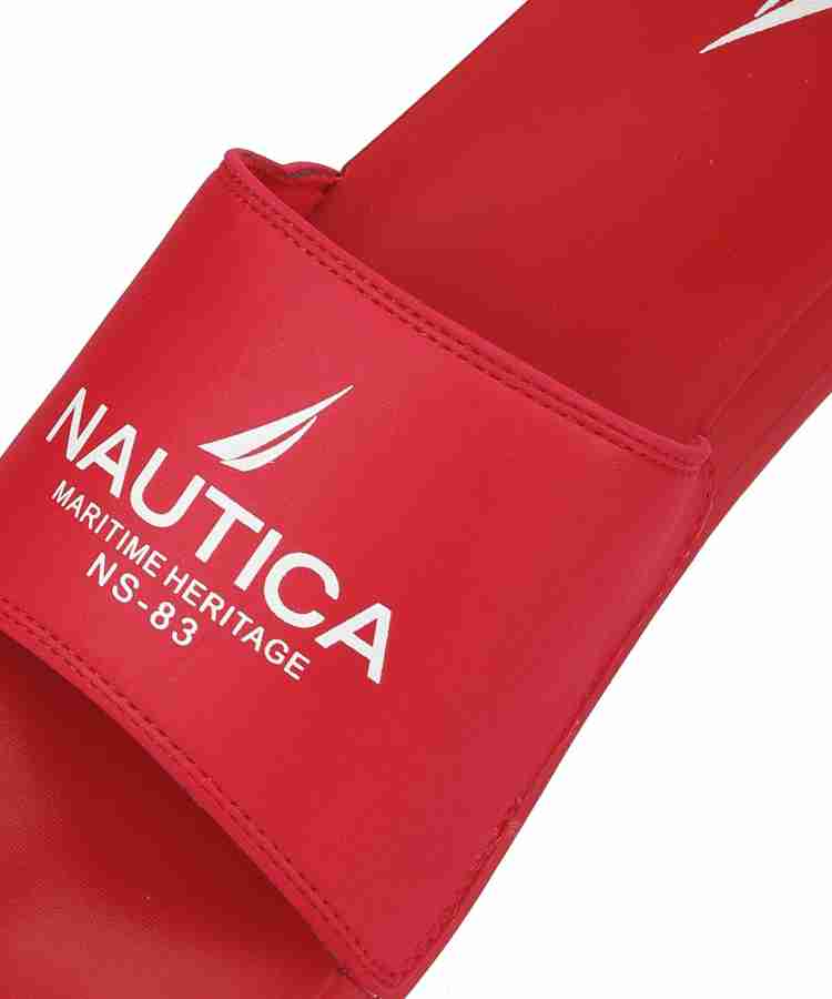 Nautica best sale slides red