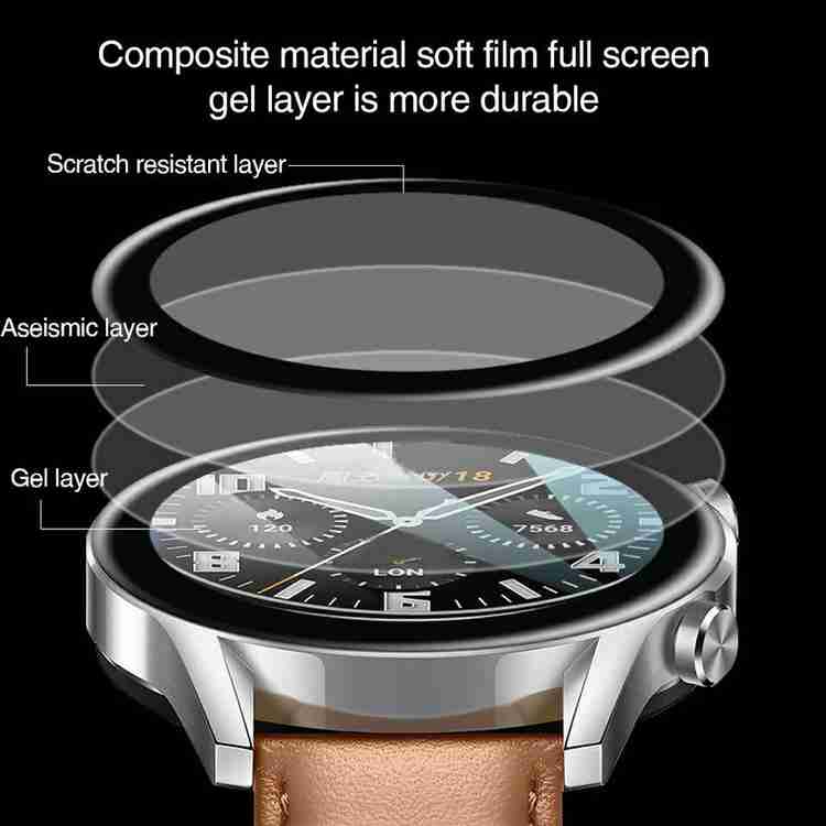 CallSmith Screen Guard for Huawei Watch GT2 46 mm Full Cover 3D