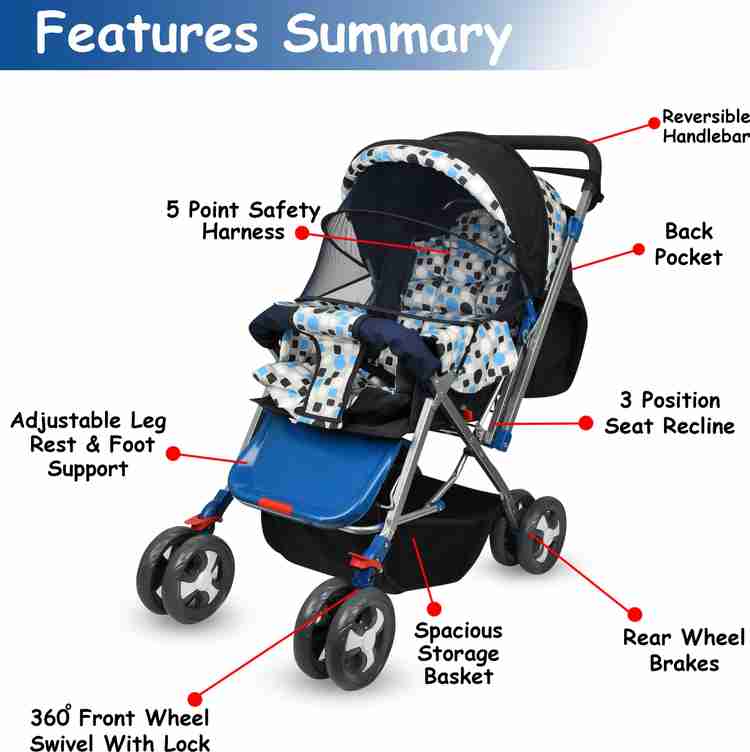Kids baby pram best sale