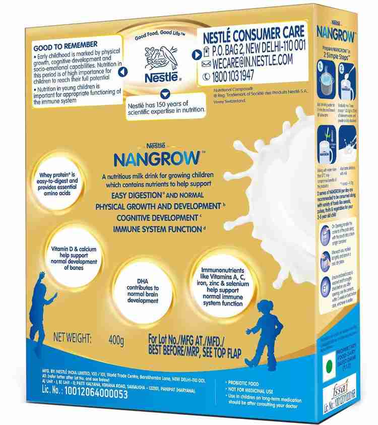 Nestle nan top grow price