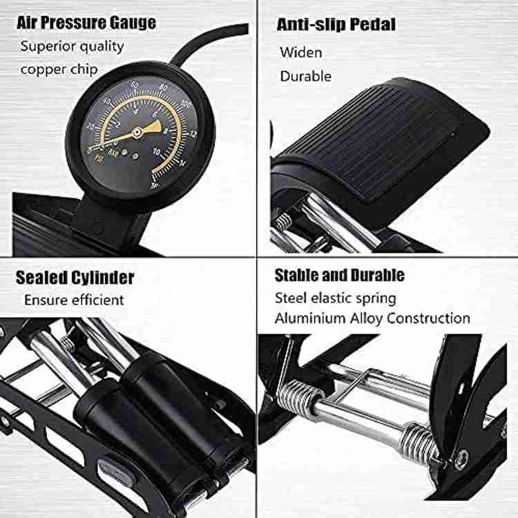 Car tyre pump hotsell with pressure gauge