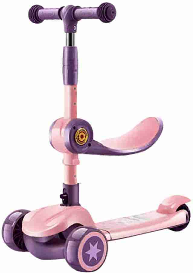 StarAndDaisy Sit N Slide Kids Kick Scooter 3 Wheel Scooter