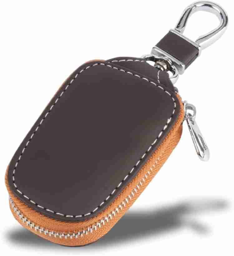 Leather car key fob shop case