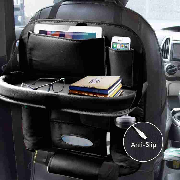 Leather car shop seat organizer