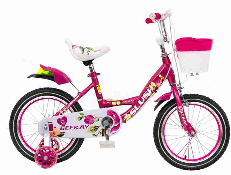 Geekay Kids cycle for girls age 2 to 7 years old. Slush wheel size 14 14 T BMX Cycle Price in India Buy Geekay Kids cycle for girls age 2 to