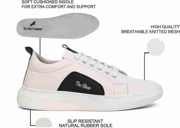 THE SHOE COMPANY Casual White Sneakers For Men Buy THE SHOE COMPANY Casual White Sneakers For Men Online at Best Price Shop Online for Footwears in India Flipkart