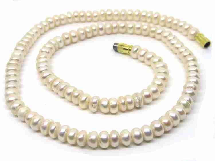 tirupaticollection Single Line White Pearl Necklace Gift For- Women & Girls  Mother of Pearl Necklace Price in India - Buy tirupaticollection Single  Line White Pearl Necklace Gift For- Women & Girls Mother