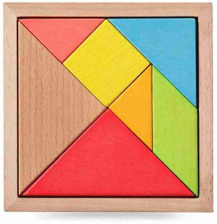 Wooden tangram puzzle 2025