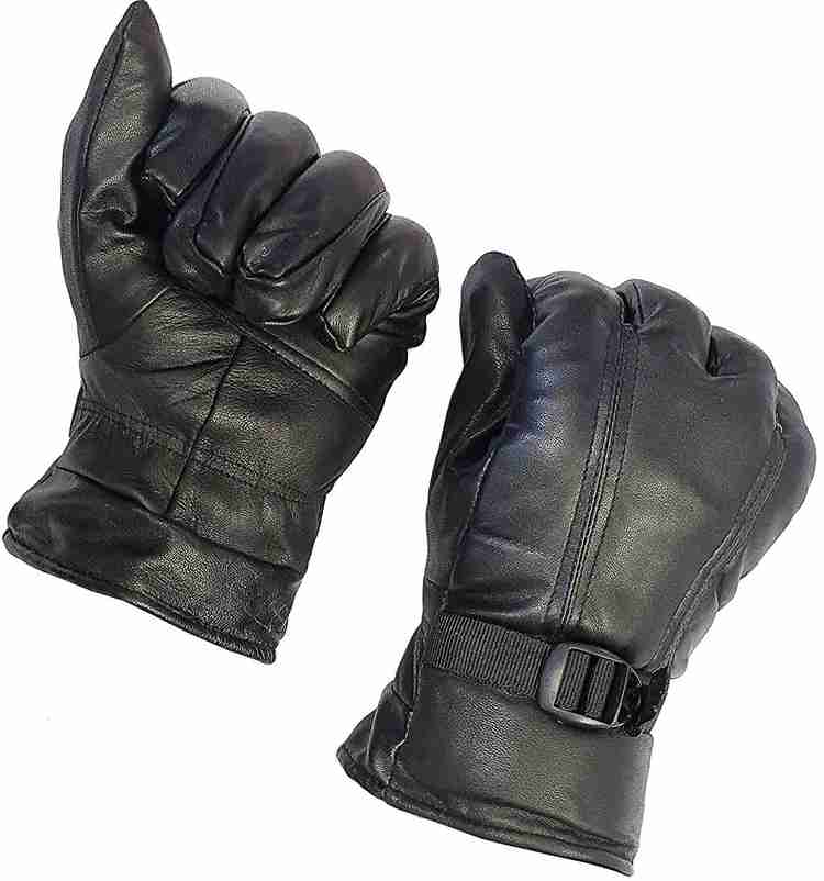 Leather hand gloves for bike clearance