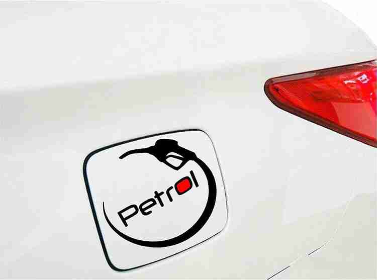Petrol sticker for car fuel lid hotsell