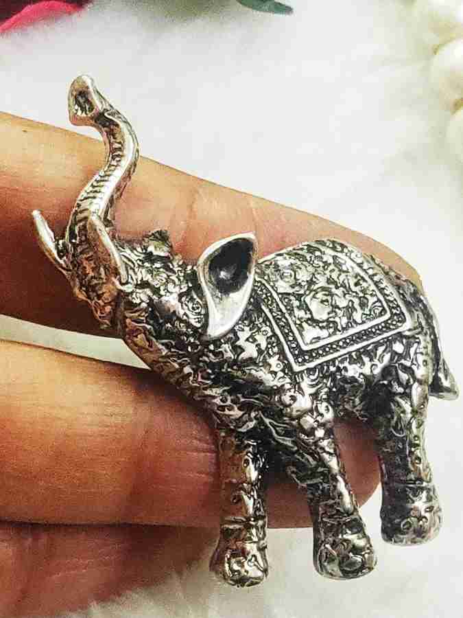 Silver elephant brooch shop