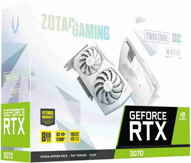 ZOTAC RTX 3070 Twin Edge OC White Edition LHR GDDR6 8 GB NVIDIA 