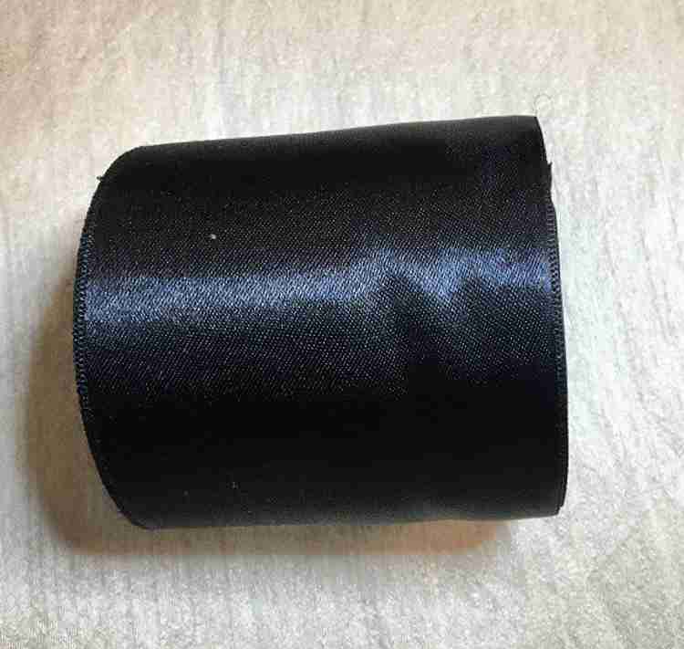 3 inch discount black satin ribbon