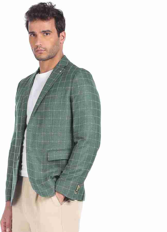 ARROW Checkered Single Breasted Casual Men Blazer Buy ARROW Checkered Single Breasted Casual Men Blazer Online at Best Prices in India Flipkart