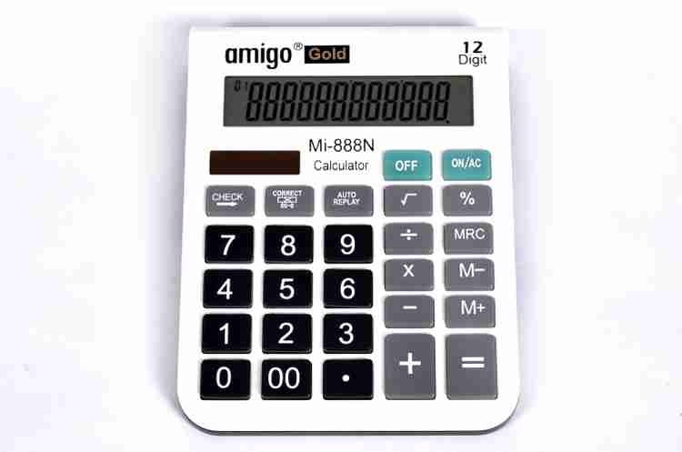 White gold calculator cheap