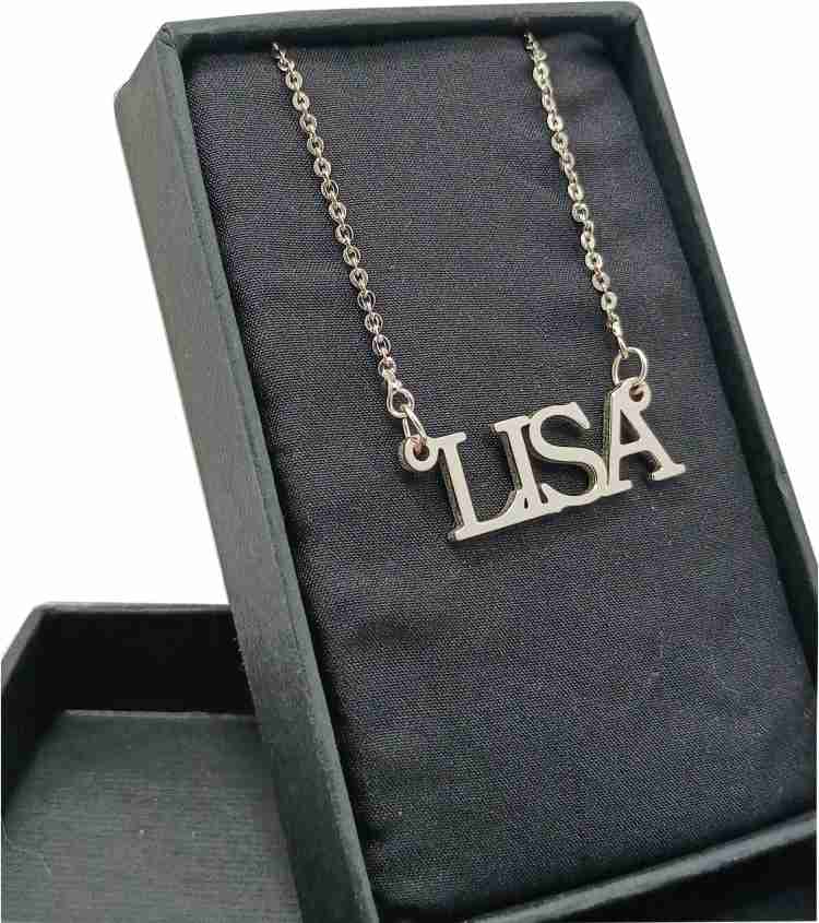 Lisa sales name necklace