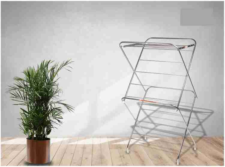 Vasnam Steel Floor Cloth Dryer Stand Heavy 15 Rods Stainless