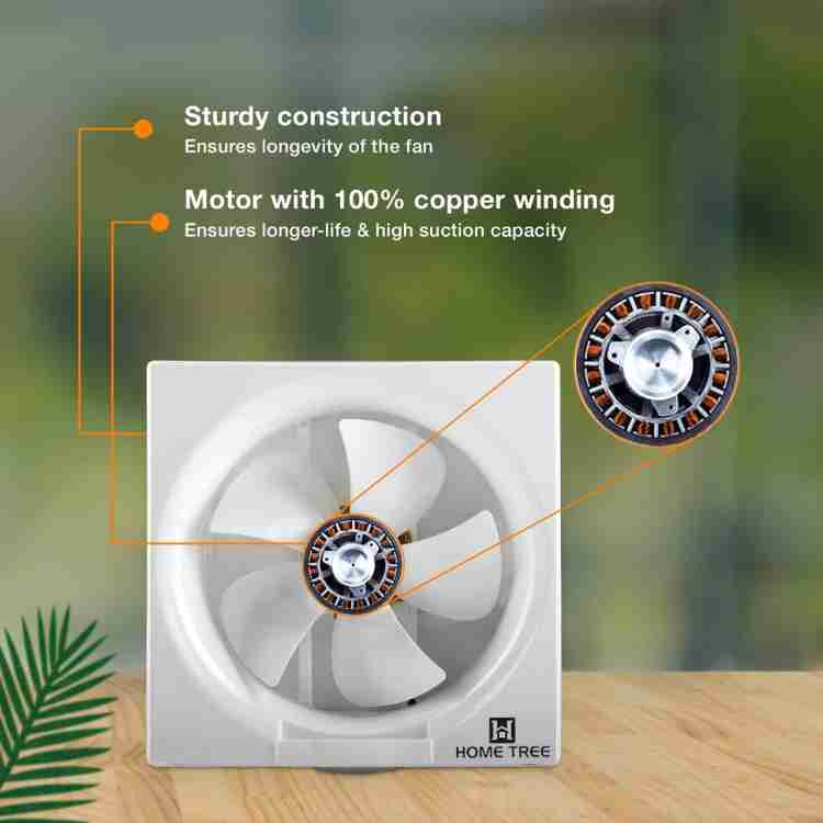Home Tree Ventil Air DX 200 mm 5 Blade Exhaust Fan (OFF WHITE, Pack of 1)  200 mm Exhaust Fan Price in India - Buy Home Tree Ventil Air DX 200 mm