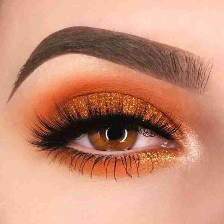 Orange deals eye glitter