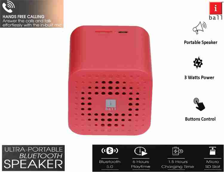 Iball cube 2025 bluetooth speaker
