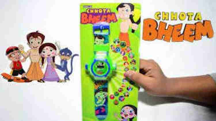 MindsArt New Latest Chhota Bheem Projector Kids Watch With 24 Images And Boys And Girls Both Diwali Gift Watch Entertainment New Latest Chhota Bheem Projector Kids Watch With 24 Images And Boys And Gi...