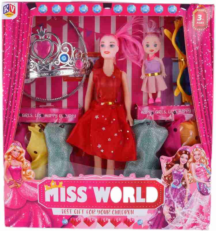 Dolls world deluxe accessory set top
