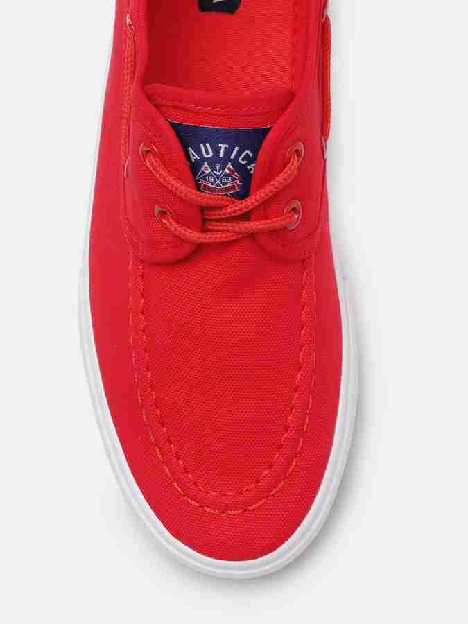 Nautica red shoes online