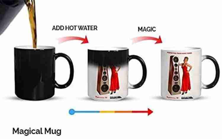 GiftZone Photo & Text Printed Cup For Birthday Gifts & Anniversary Gift  Magic mug 01 Ceramic Coffee Mug Price in India - Buy GiftZone Photo & Text  Printed Cup For Birthday Gifts