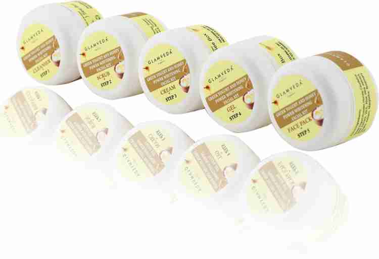 GLAMVEDA Greek Yogurt Honey Power Whitening Facial Kit Price