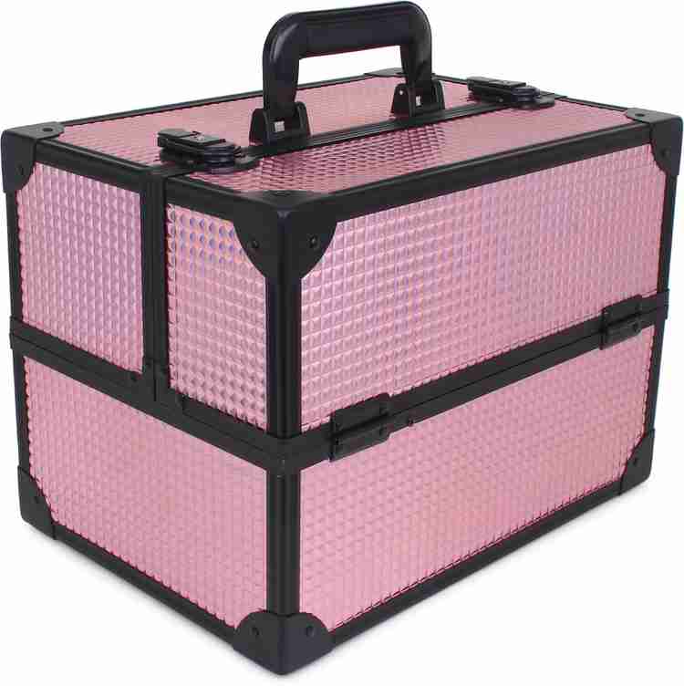aainah Metal Vanity Case Big compartments Solid Handle High