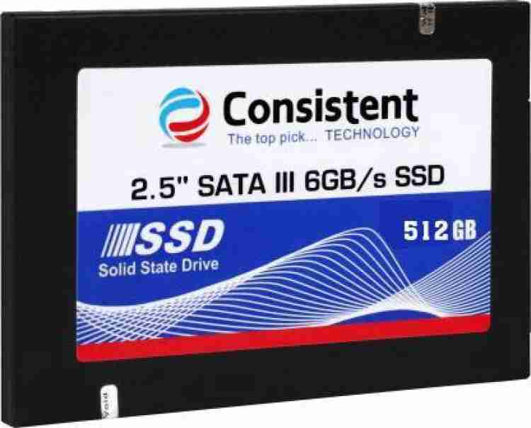 Consistent SSD 512 GB All in One PC's, Desktop, Laptop, Network Attached  Storage, Servers, Surveillance Systems Internal Solid State Drive (SSD) (512  GB SSD) - Consistent 