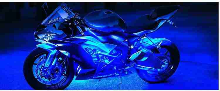 Light hotsell blue motorcycle