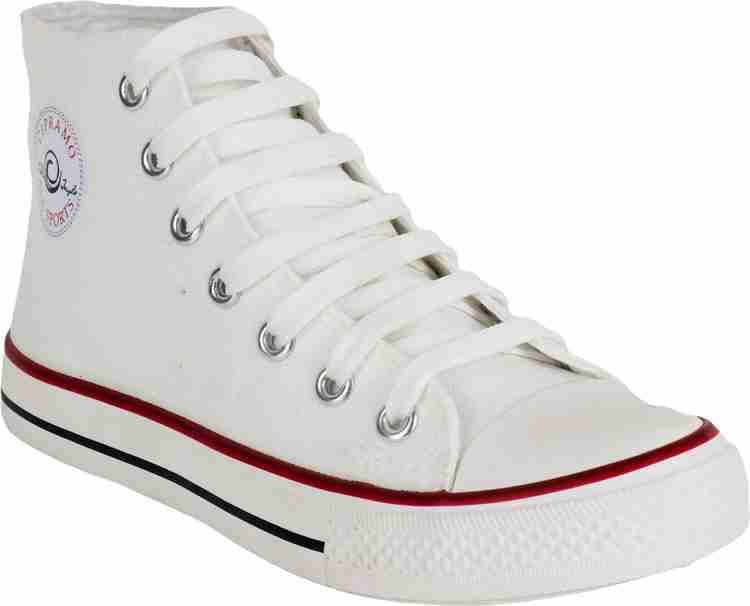 Converse botita blanca outlet