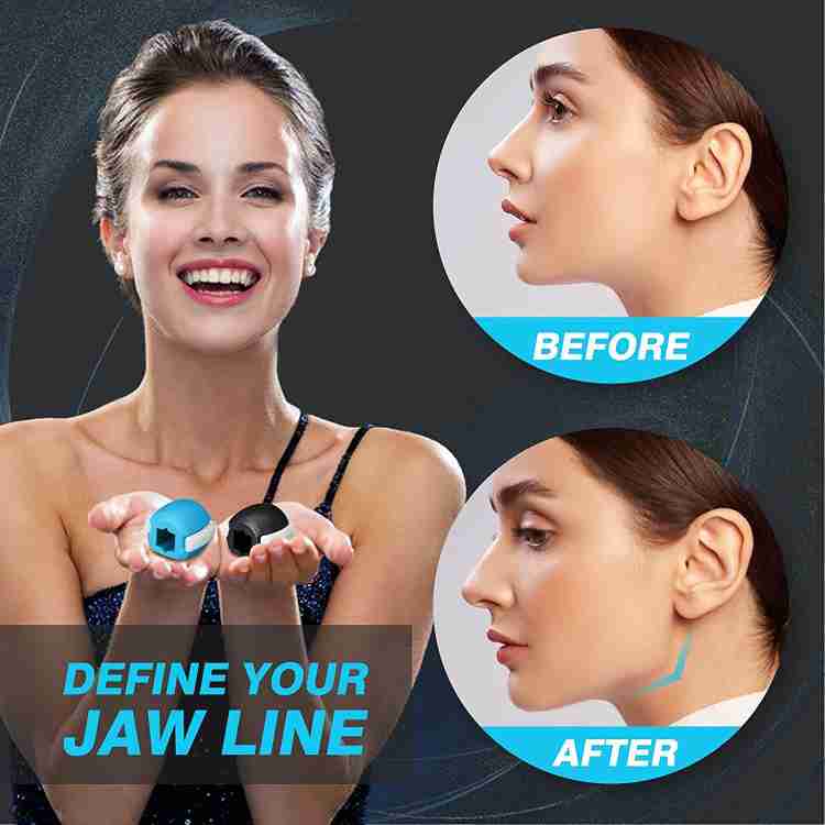JKGrovv Jaw Exercise Tools For Women Men Neck Jawline Jaw Toner Workout Ball Define Your Jawline Slim and Tone Your Face Helps Reduce Stress and Cravings jawline shaper chew Perfect Jawline