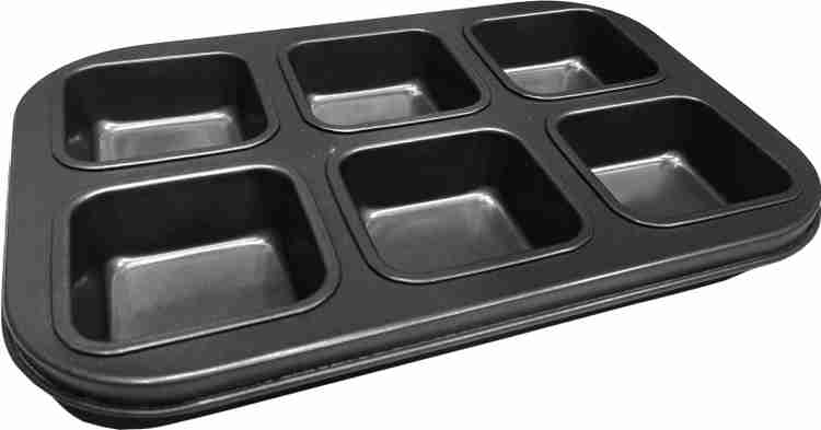 Alda Bakeware Brownie Tray 6 Cake Tin Food Grade Made from