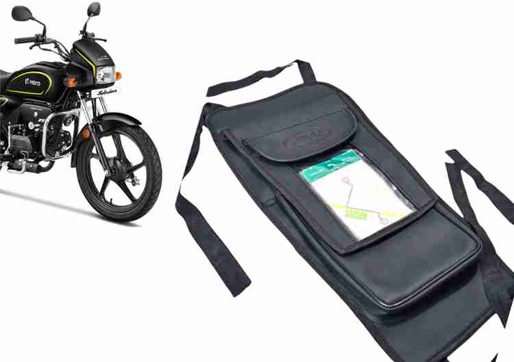 MILACHIN Splendor Bike Tank Cover Black Strap Hero SP125